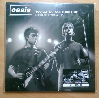 Oasis You Gotta Take Your Time Ltd Edition Of 400 Red Vinyl