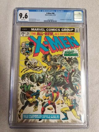 X - Men 96 Cgc 9.  6 White Pages 1st Appearance Of Moira Mctaggert