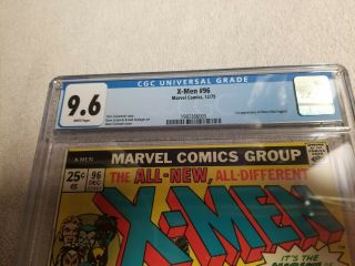 X - MEN 96 CGC 9.  6 WHITE PAGES 1st Appearance of Moira McTaggert 2