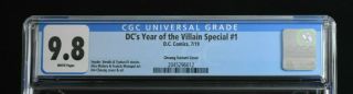 DC ' s Year of the Villain 1 Jim Cheung 1:500 virgin variant CGC Graded 9.  8 NM/MT 2