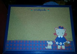 Hello Kitty Bulletin Cord Board Rare Vintage 1996 Winkipinki