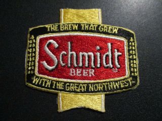 Schmidt Beer Pabst Great Northwest 3 " Patch Sew On Craft Beer Brewing Brewery