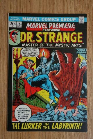 Marvel Premiere 5 (nov,  1972) Comic Book