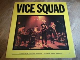 Vice Squad 6 Track 12 " Not Lp Same France Riot City 1st Press Oi Kbd Isd Punk