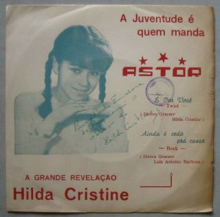 Hilda Cristine & The Rebels - Garage Beat Rock 1965 Astor Brazil 7 " 45 Hear