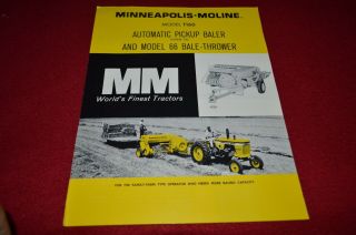 Minneapolis Moline T160 Baler Dealers Brochure Bwpa