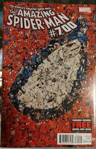 The Spider - Man No.  700.  February,  2013.  Marvel Comics
