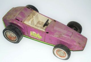 Vintage Nylint No.  2610 The Hustler Car Pressed Steel Toy Race American
