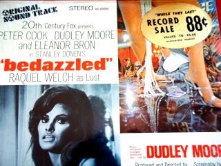 ULTRA - RARE LP 1967 - BEDAZZLED SOUNDTRACK - STICKERS - RAQUEL WELCH 3