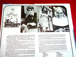 ULTRA - RARE LP 1967 - BEDAZZLED SOUNDTRACK - STICKERS - RAQUEL WELCH 5