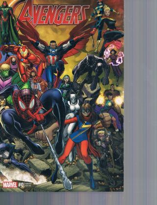 Avengers 0 Variant Set Of 4 2015 Marvel Disney Comics