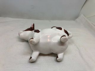 Vintage Cow Ceramic Creamer Brown and White Spots 4