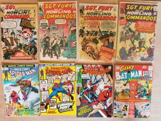 Spider - Man 121,  122,  101 Sgt.  Fury 1,  2,  3,  4 Batman Annual 7