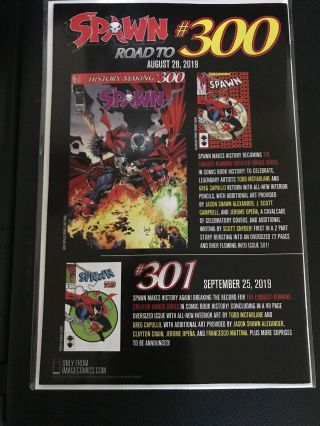 SDCC 2019 Image Comics Spawn 299 Exclusive Variant Cover LE 500 Copies 9