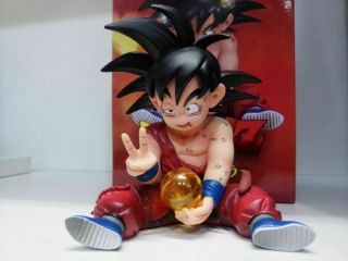 Dragon Ball Kid Goku Wounded War Small Kakarotto GK Resin Figure No Box 2
