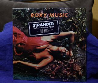 Roxy Music Very Rare Lp Stranded 1973 Usa 1stpress W/sticker Atco Records