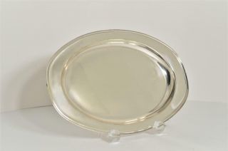 Vintage Antique Weidlich Sterling Silver Small Oval Tray 8060 109.  12 Grams