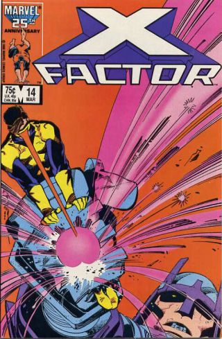 X - Factor 14 March 1987 Signed By Wiacek,  Inker Marvel Comic Book Nm Unread