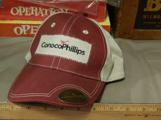 Conoco - Phillips (adjustable) Hook N Loop Hat_cap Gas & Oil Promo Ltd Stock