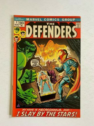 Defenders 1 1972 Hulk Dr.  Strange Sub - Mariner 1st Issue Marvel Comics Fn