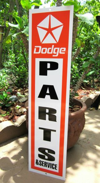 Dodge Parts & Service Sign Charger Challenger Road Runner Cuda Dart 67 68 69 70