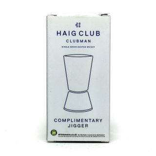 2 Haig Club Stainless Steel Spirit Measure Jigger 25/50ml Cocktail Home Pub Bar 3