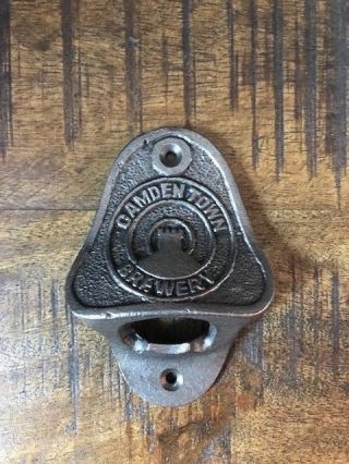 Cast Iron Bottle Opener/wall Mounted/heavy/vintage/rustic/antiqued/camden Town