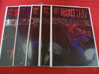 Secret War 1 - 5 Marvel Comic Set Complete Bendis Gabriele Dell 