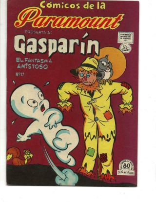 Comicos De La Paramount 17 1954 Spanish Casper Scarecrow Cover