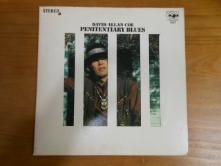 Vinyl Lp David Allan Coe Penitentiary Blues,  1969 Sss International Sss - 9.
