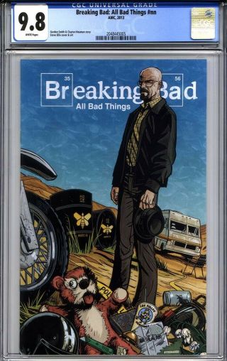 Breaking Bad All Bad Things 1 Cgc 9.  8 (1st Appearance Walter White In Comics)