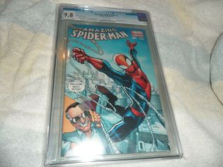 Spider - Man 1 2014,  Stan Lee Variant Cover,  Cgc Graded 9.  8 Nm/mt,  Rare