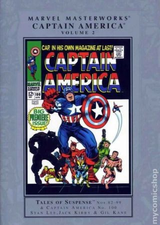 Marvel Masterworks Captain America Volume 2,  Hardcover 1st Printing Out Of Print