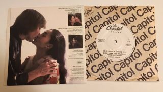 John Lennon & Yoko Ono / Every Man Has A Woman / 2001 Promo 45 w Picture Sleeve 2