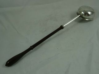 Rare,  George Ii Solid Silver Punch / Toddy Ladle,  1732