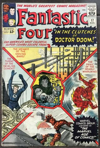 Fantastic Four 17 Gd,  /2.  5 Doctor Doom Appearance Key Issue L@@k
