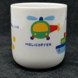 Sanrio The Runabouts Tea Cup Mug 1984 Vtg Japan airplane car ufo ship helicopter 3