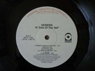 Audiophile.  Genesis A Trick of the Tail Master Recording 1976 4