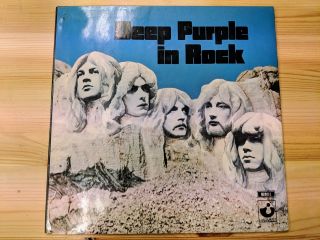 Harvest Shvl 777 12 " 33rpm Deep Purple " In Rock " 1st No Emi Box A2/b1,  Gat Ex
