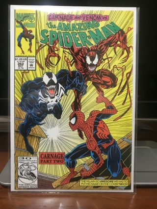 Spider - Man 362 Nm Comics 1st Print Carnage Venom - Part 2 Of 361 363