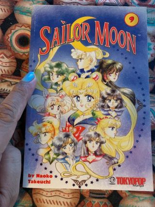 Rare Oop Sailor Moon Manga 9 Tokyopop Chix Comic Naoko Takeuchi Graphic Novel