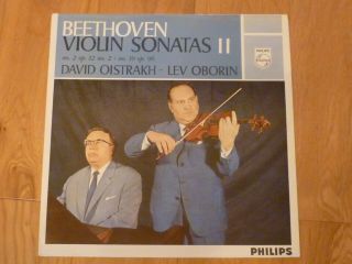 Sal 3417 - Beethoven Violin Sonatas - Oistrakh - Oborin - Vinyl Lp Record