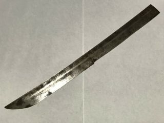 Japanese Samurai Sword 29.  8cm 11.  7inch Edo Steel Parts Repair Tamahagane 57