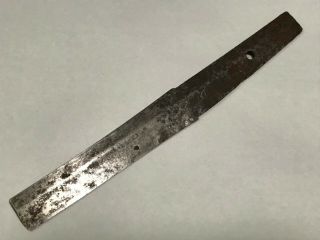 Japanese Samurai Sword 21.  9cm 8.  62inch Edo Steel Parts Repair Tamahagane 65