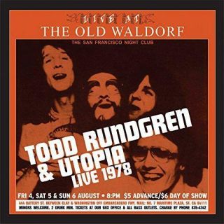 Todd Rundgren And Utopia - Live At The Old Waldolf (2 Vinyl Lp)