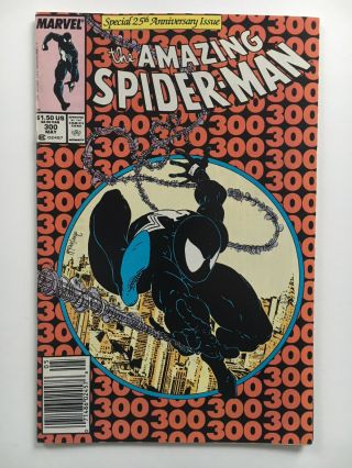 The Spider - Man 300 1st Appearance Of Venom Newsstand