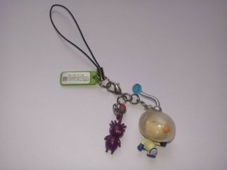 Pikmin 2 Keychain / Phone Strap Louie And Purple Pikmin Official Nintendo 2004.