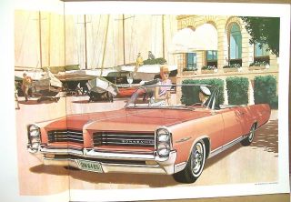 Sales Bklt 1964 Wide Track Pontiacs Bonneville,  Star Chief,  Catalina,  Safari
