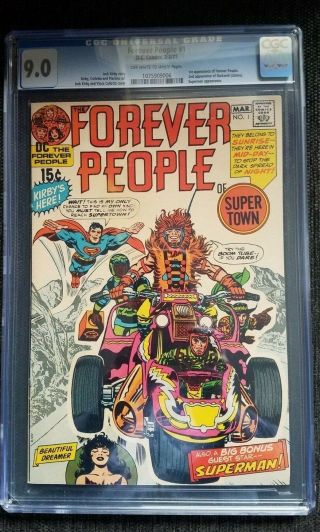 The Forever People 1 Cgc 9.  0 1st Appearance Of Darkseid Justice League Movie