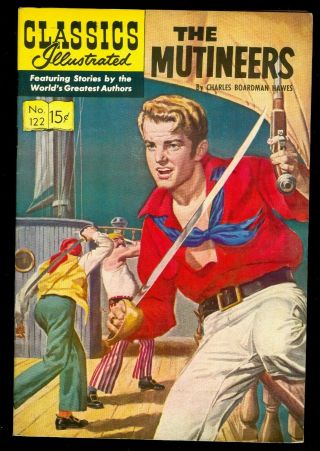 Classics Illustrated 122 The Mutineers Vf Hrn 123 1st Edition
